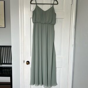 Birdy Grey Gwennie sage bridesmaids dress size small